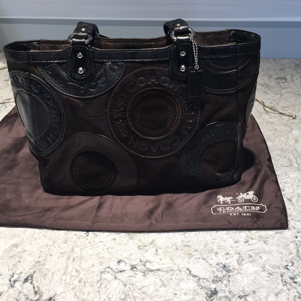 Authentic Coach patchwork bag